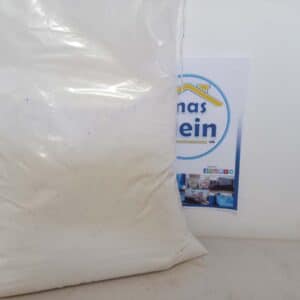 Detergente en polvo blanco